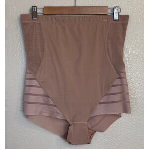 Honeylove Shapewear Women 2X Nude Queen Brief Tummy Control Sculpting Plus Size